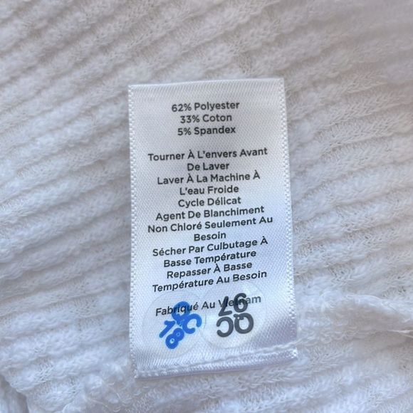 T by Talbots White Pullover Light Weight Sweater. Size Large. New With Tags. - Picture 9 of 9